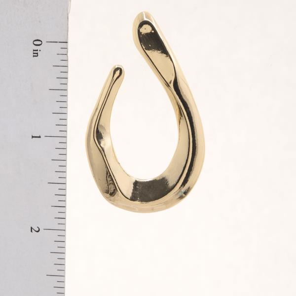 OPEN TEARDROP METAL EARRING
