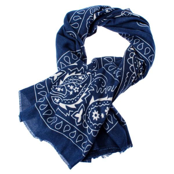 BANDANA PAISLEY PRINT BLONG SCARF