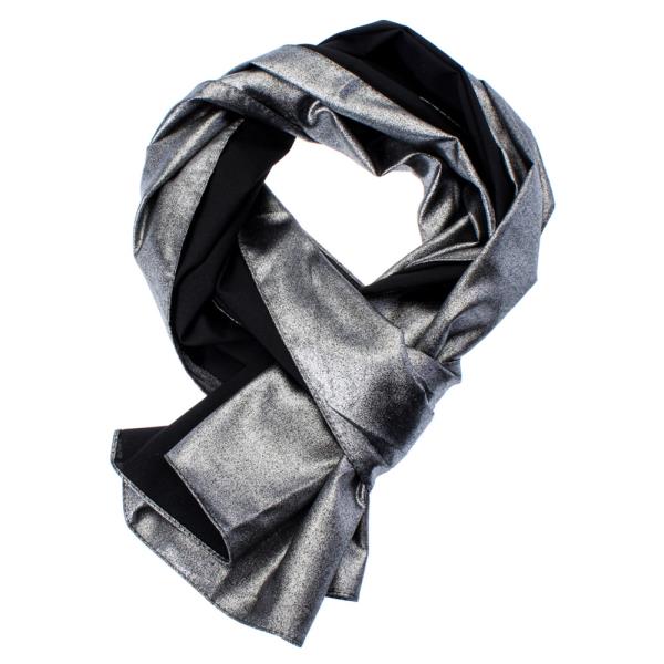METALLIC COLOR OBLONG SCARF