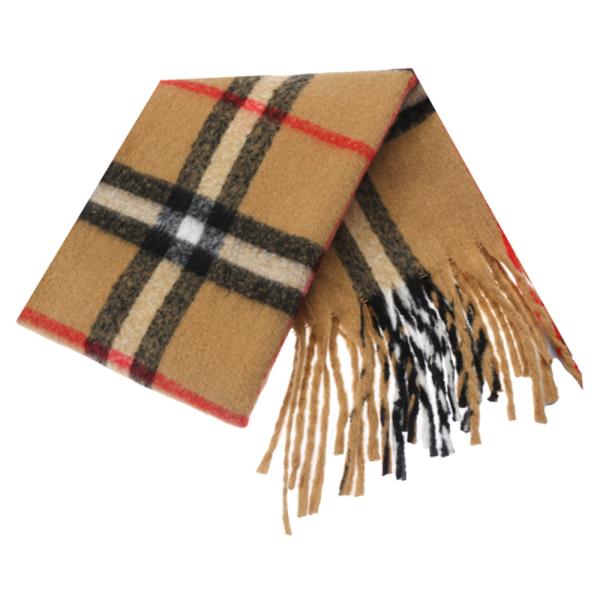 CLASSIC PLAID FRINGE OBLONG SCARF