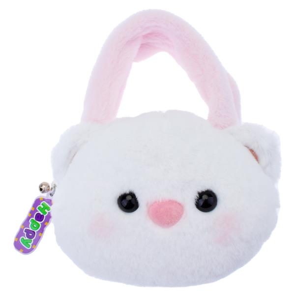 ANIMAL PLUSH PURSE BAG CHARM KEYCHAIN