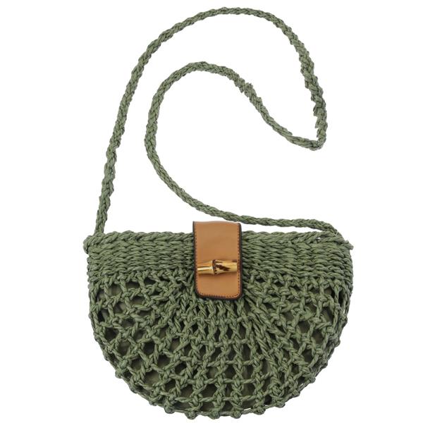 CRESCENT SHAPED CROSSBODY BAG