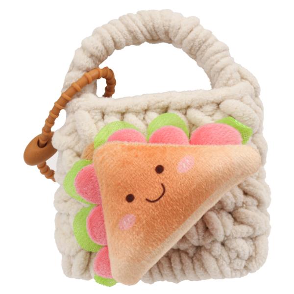 MINI KNITTED SANDWICH BAG CHARM