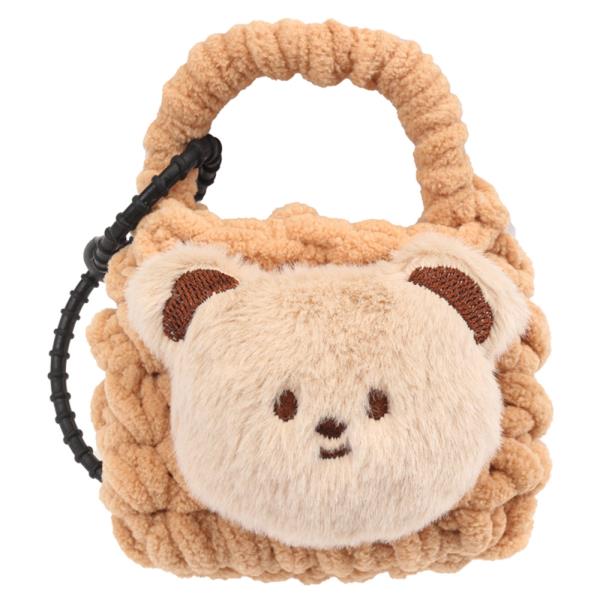 MINI KNITTED TEDDY BAG CHARM