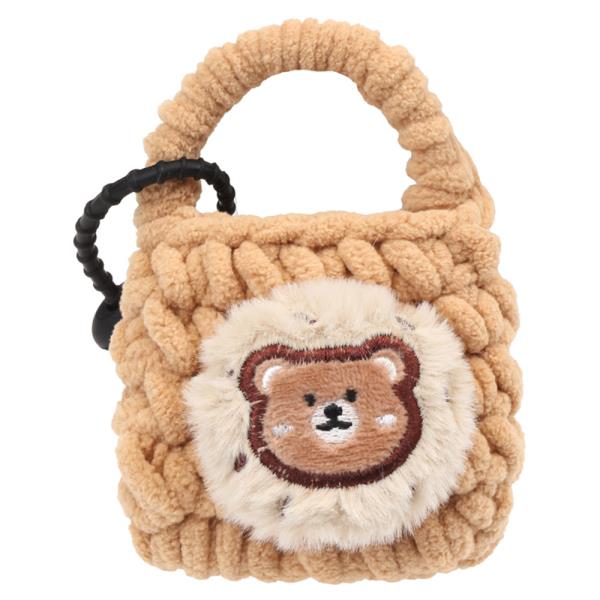 MINI KNITTED BEAR BAG CHARM