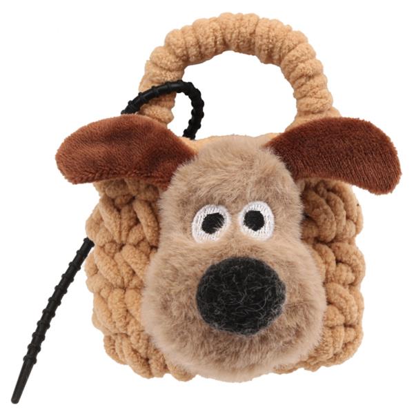 MINI KNITTED BAG DOG BAG CHARM