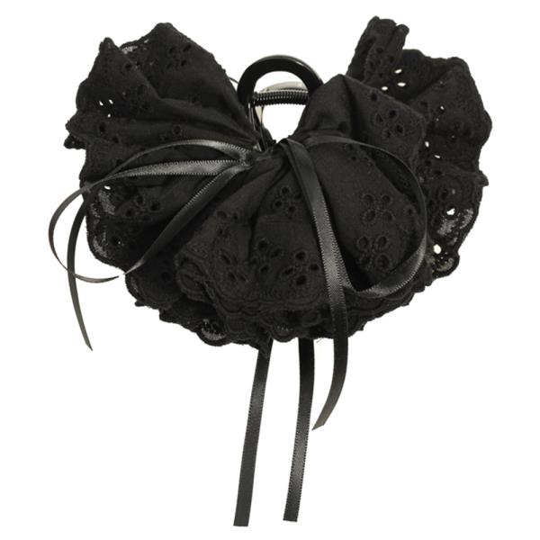 LACE RIBBON HAIR CLAW CLIP