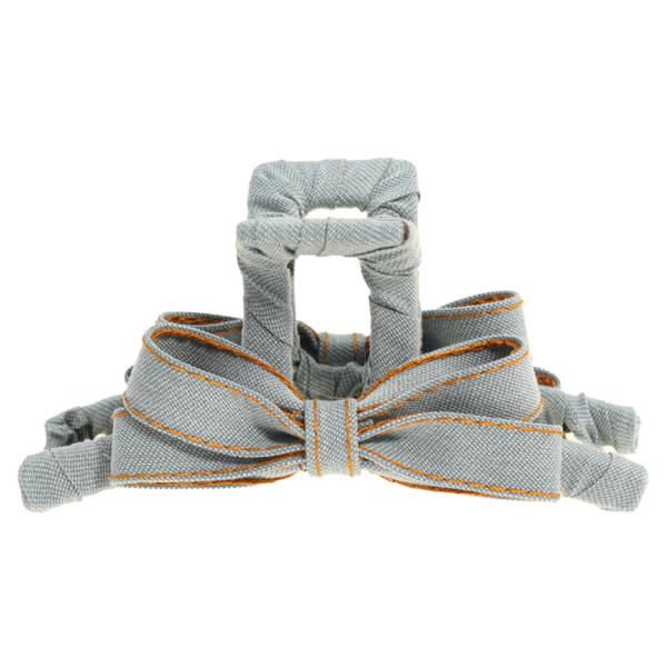 DOUBLE SIDED DENIM HAIR CLAW CLIP