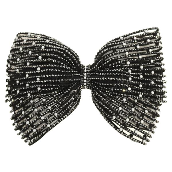 RHINESTONE BOW HAIR PIN