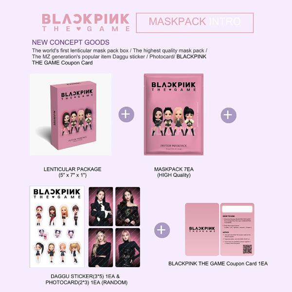BLACKPINK THE GAME MASKPACK SET