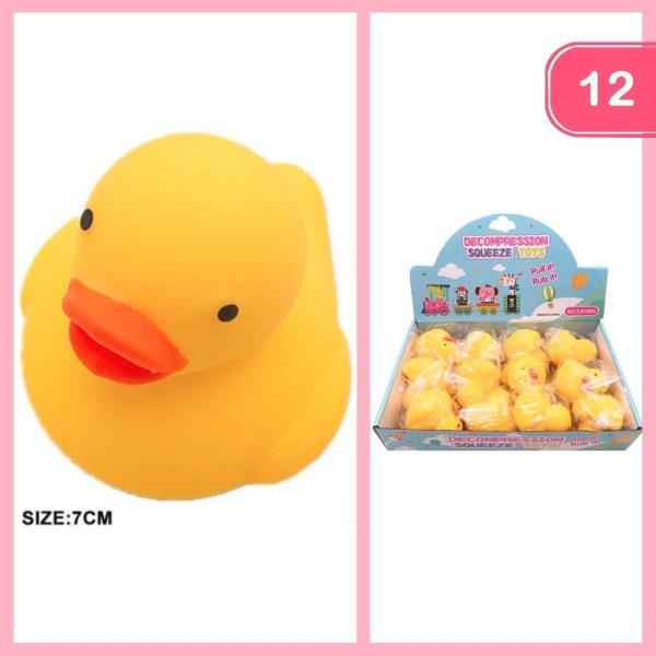 DUCK DECOMPRESSION SQUEEZE TOY (12 UNITS)