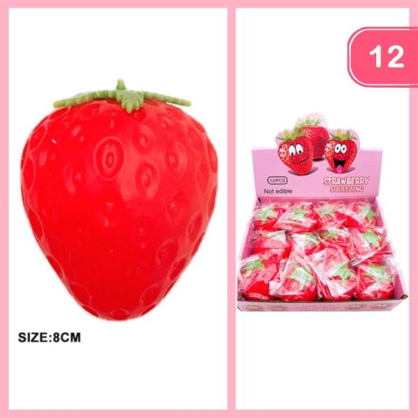 STRAWBERRY SQUEEZING TOY (12 UNITS)