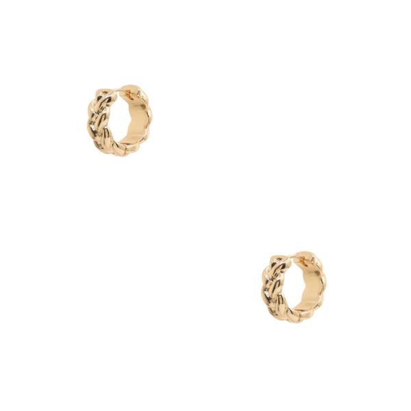 SODAJO HOOP GOLD DIPPED EARRING