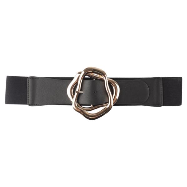 ORGANIC SHAPE BUCKLE ELASTIC BELT