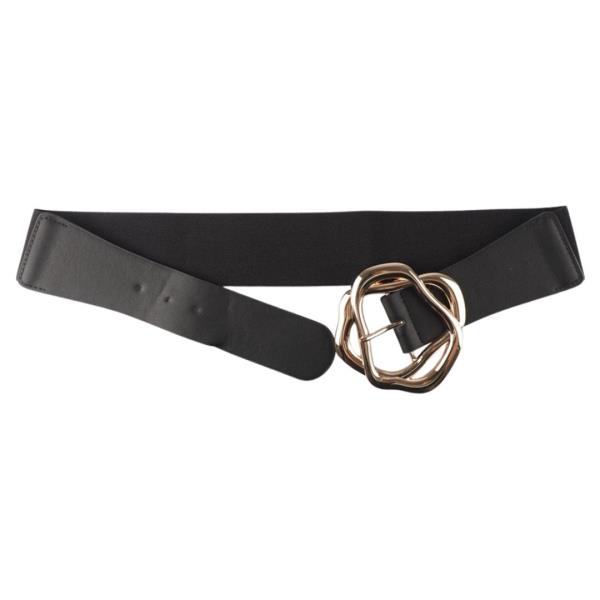 ORGANIC SHAPE BUCKLE ELASTIC BELT
