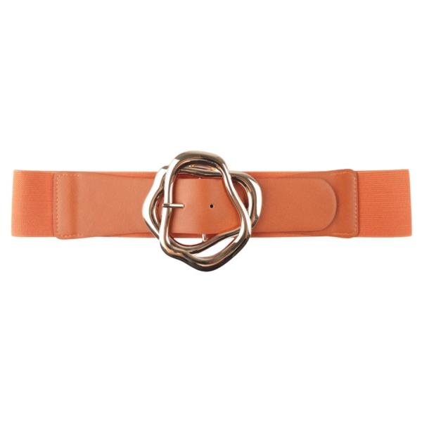 ORGANIC SHAPE BUCKLE ELASTIC BELT