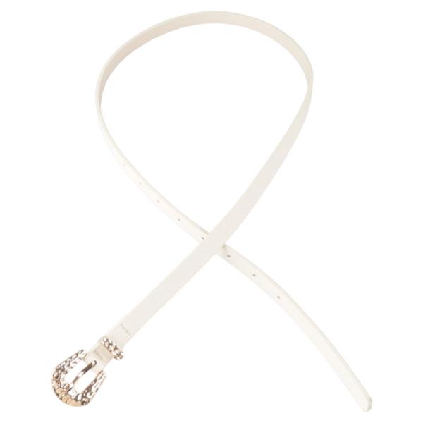 TEXTURED BUCKLE SKINNY BELT 3 PC SET