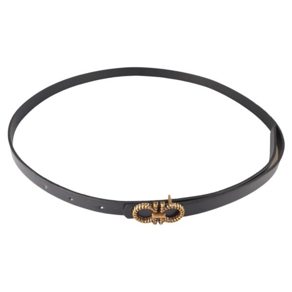 FAUX LEATHER METAL BUCKLE THIN BELT 3 PC SET