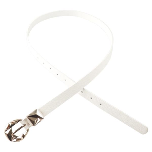 FAUX LEATHER METAL STUD BUCKLE THIN BELT 3 PC SET