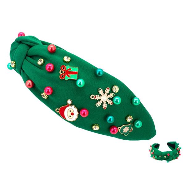 CHRISTMAS THEME KNOT HEADBAND