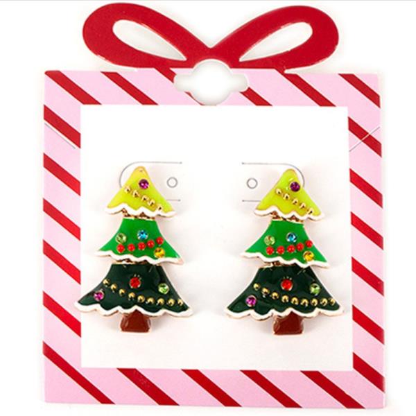 CHRISTMAS TREE EARRING