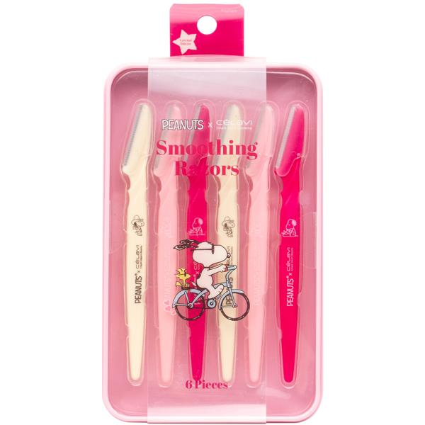 CELAVI X PEANUTS SMOOTHING 6PC RAZORS SET