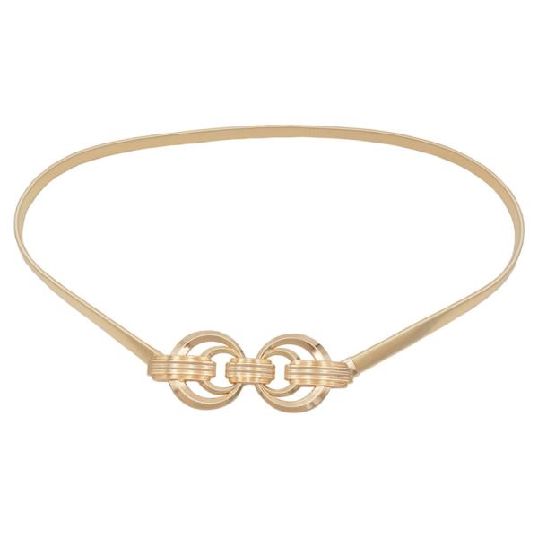 VINTAGE ORBITAL RING STRETCH METAL BELT