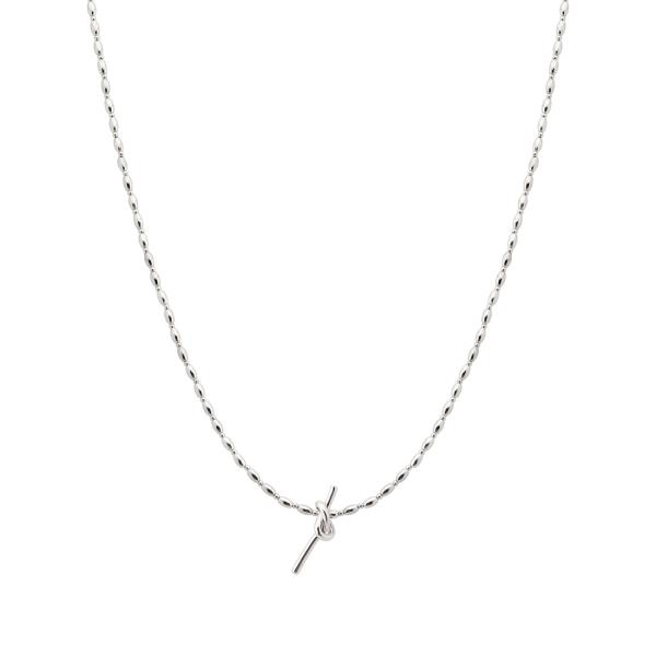 DAINTY KNOT BEADED NECKLACE