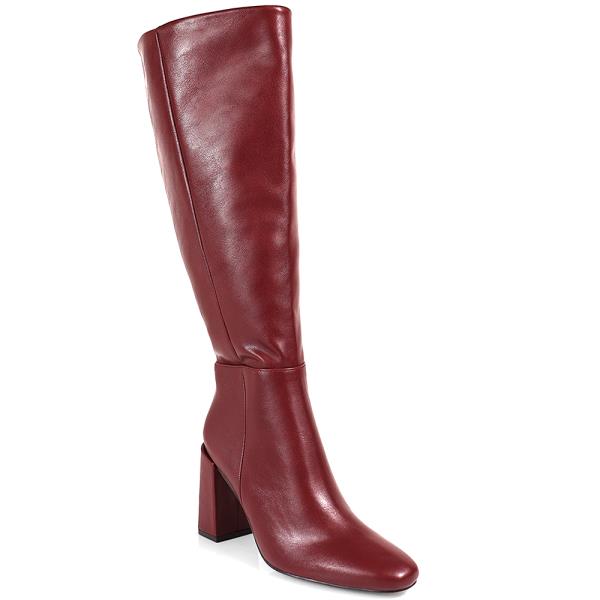 PLAIN WIDE HEEL BOOTS 12 PAIRS