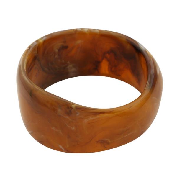 WIDE ACETATE BANGLE BRACELET