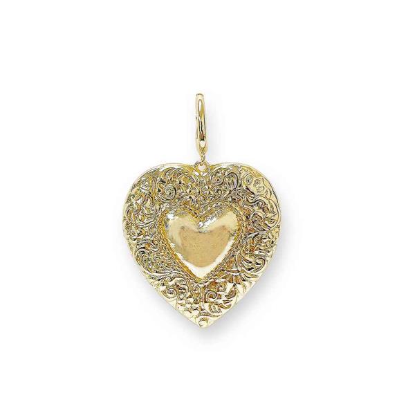 METAL HEART CHARM