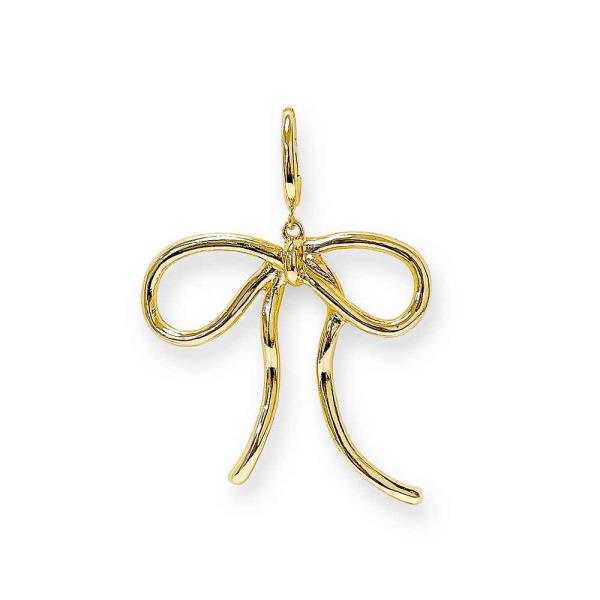 METAL RIBBON BOW CHARM