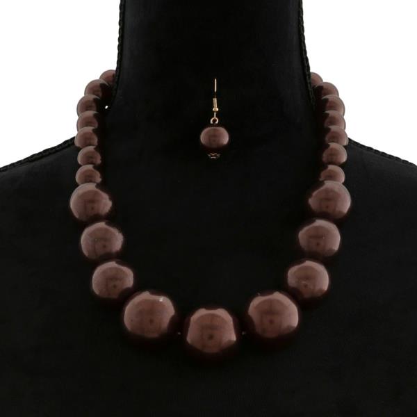 BALL BEADED NECKLACE