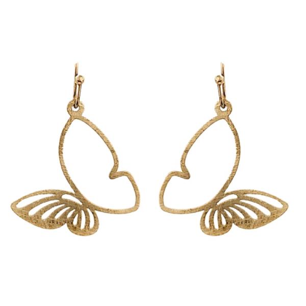 BUTTERFLY METAL EARRING