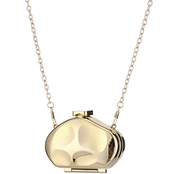 METAL FASHION COIN PURSE WITH CHAIN