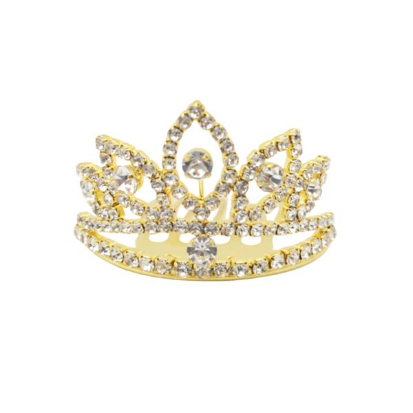RHINESTONE CROWN TIARA
