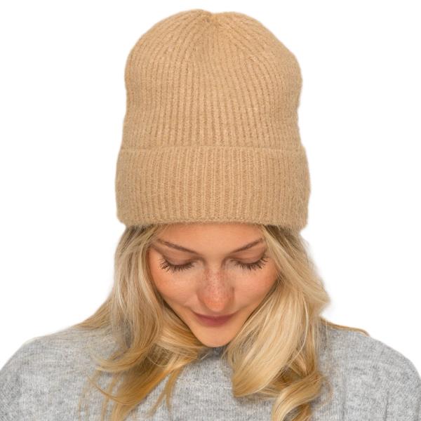 WARM FLUFFY BEANIE