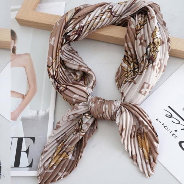 FALK SILK BANDANA NECK SCARF