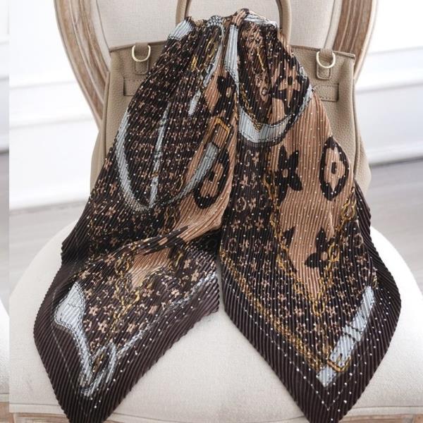 FALK SILK BANDANA NECK SCARF