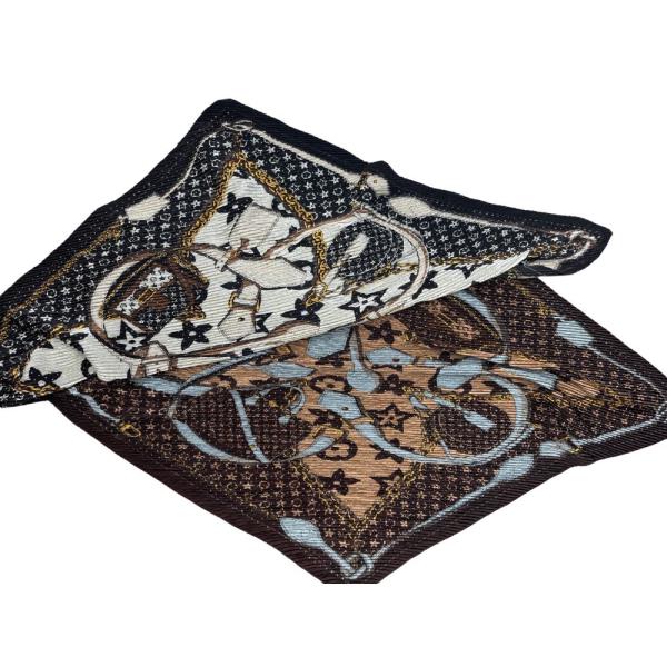 FALK SILK BANDANA NECK SCARF
