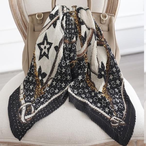 FALK SILK BANDANA NECK SCARF