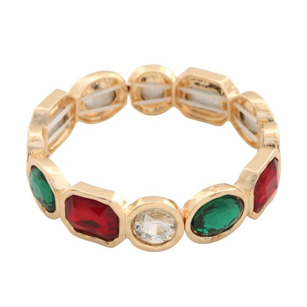 CRYSTAL MULTI SHAPE BRACELET