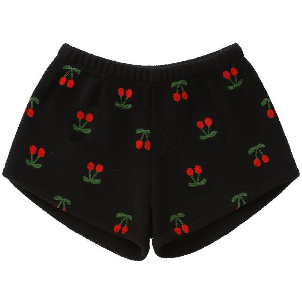 CHERRY PRINT PAJAMA SHORTS