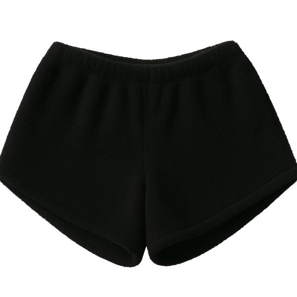 COZY MICROFIBER SOLID COLOR PAJAMA SHORTS