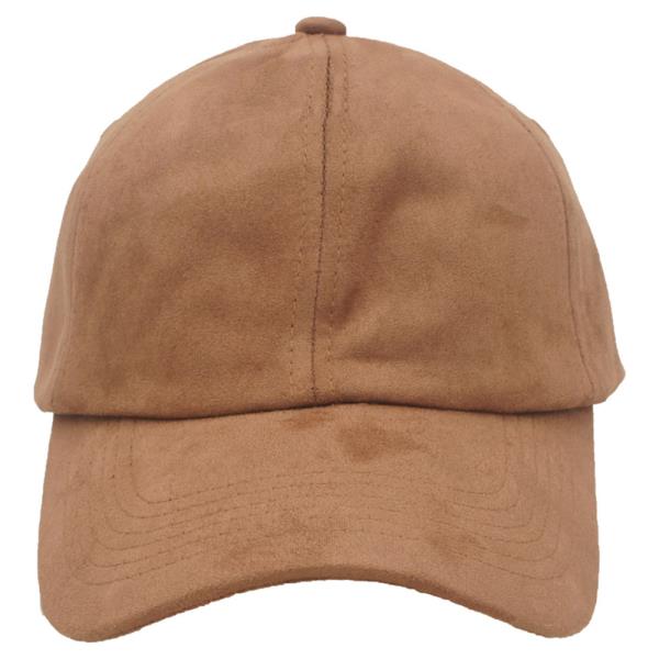 LUX MICROSUEDE BASEBALL CAP