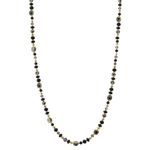 MIXED BALL BEAD LONG NECKLACE