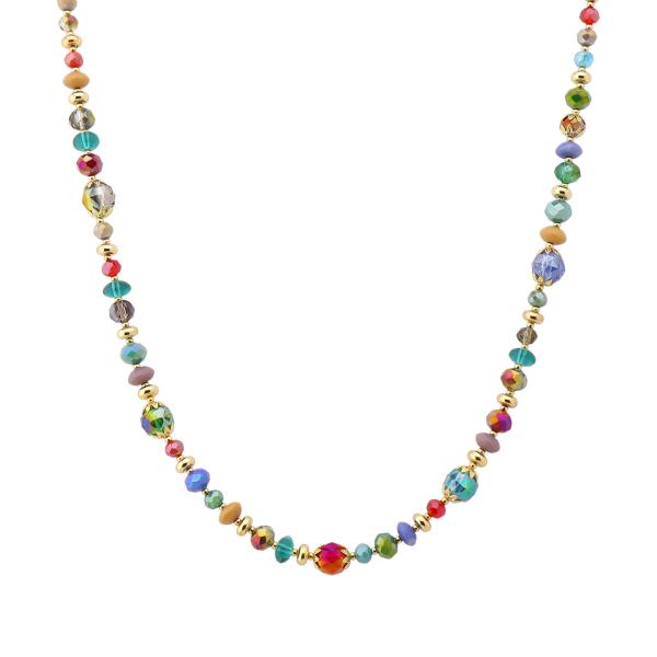 MIX BALL BEAD NECKLACE