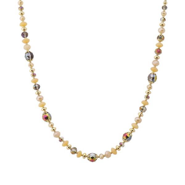 MIX BALL BEAD NECKLACE
