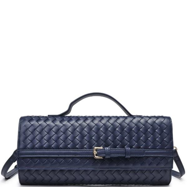 WOVEN DESIGN EMERSON CROSSBODY BAG