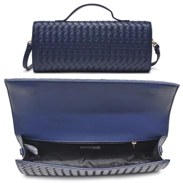 WOVEN DESIGN EMERSON CROSSBODY BAG